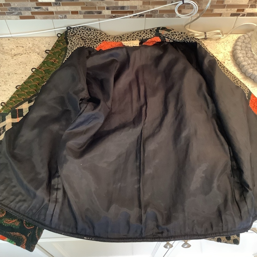 Robert Janan Patchwork Women's Jacket Vintage Siz… - image 5